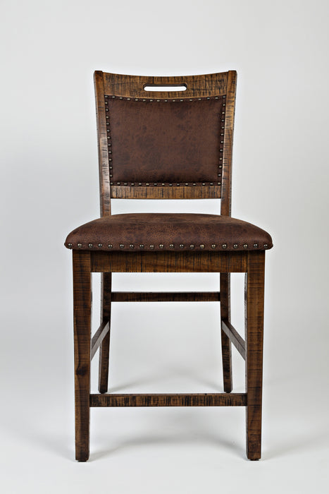 Cannon Valley Upholstered Back Stool