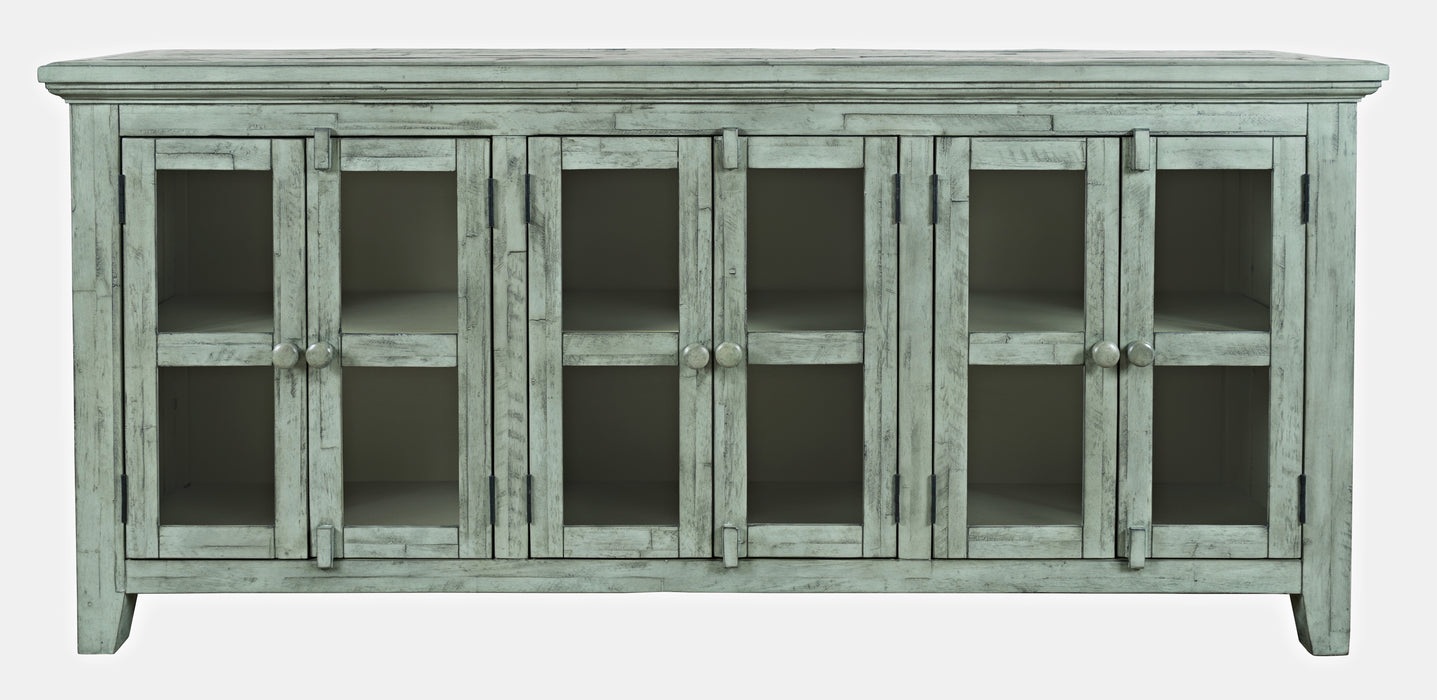 Rustic Shores 6 Door Low Cabinet