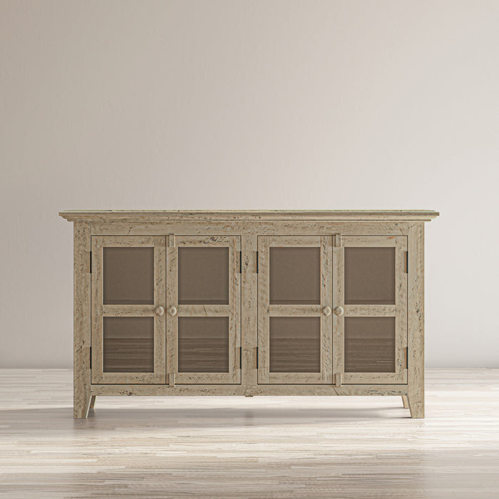 Rustic Shores 4 Door Low Cabinet