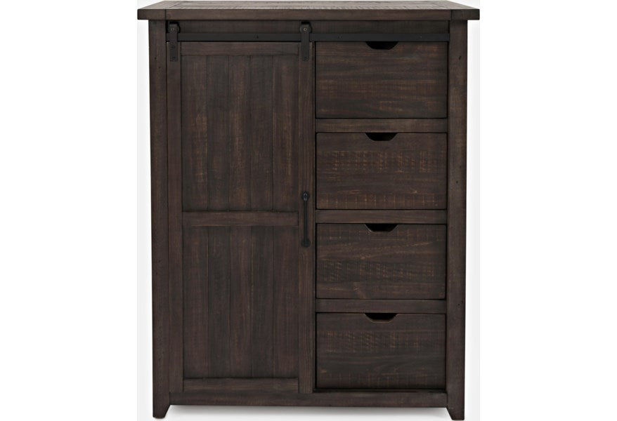 Jofran Madison County Door Chest in Barnwood - Holmwood's Furniture & Design Center (Somersworth, NH)