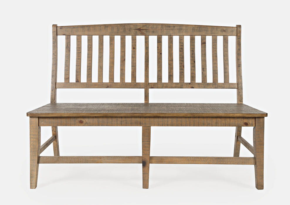 Carlyle Crossing Slatback Dining Bench