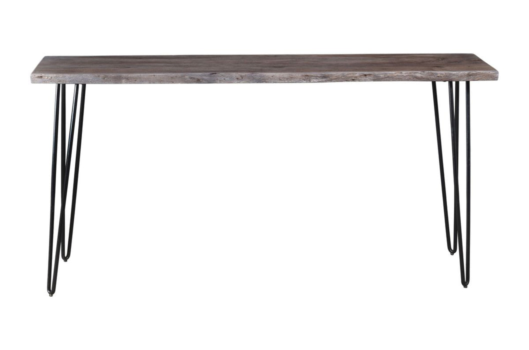 Jofran Nature's Edge Solid Acacia Counter Height Sofa Dining Table in Slate image