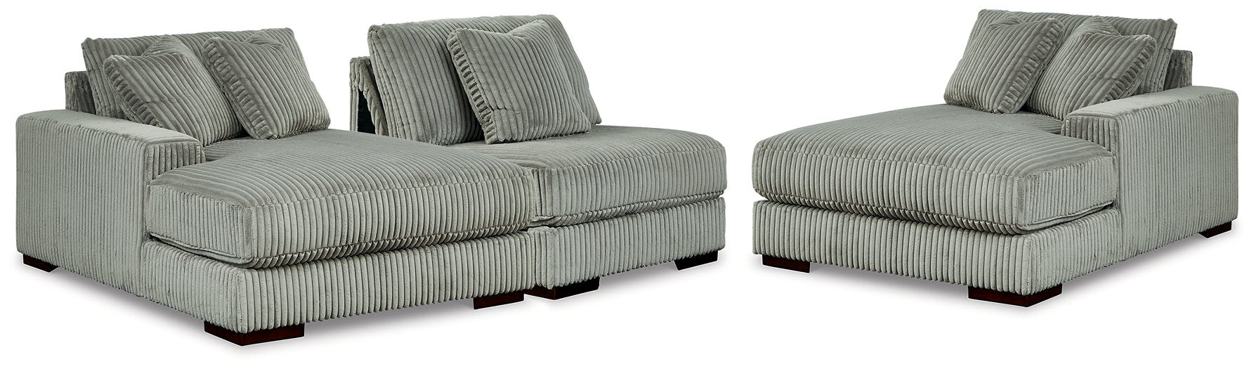 Lindyn Sectional with Double Chaise - Holmwood's Furniture & Design Center (Somersworth, NH)