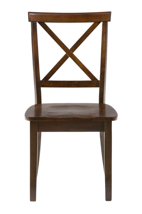 Jofran Richmond Cherry X Back Dining Chair (Set of 2) in Cherry Brown image