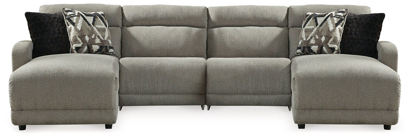 Colleyville Power Reclining Sectional with Chaise - Holmwood's Furniture & Design Center (Somersworth, NH)