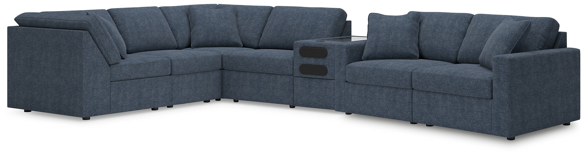 Modmax Sectional with Audio Console - Holmwood's Furniture & Design Center (Somersworth, NH)