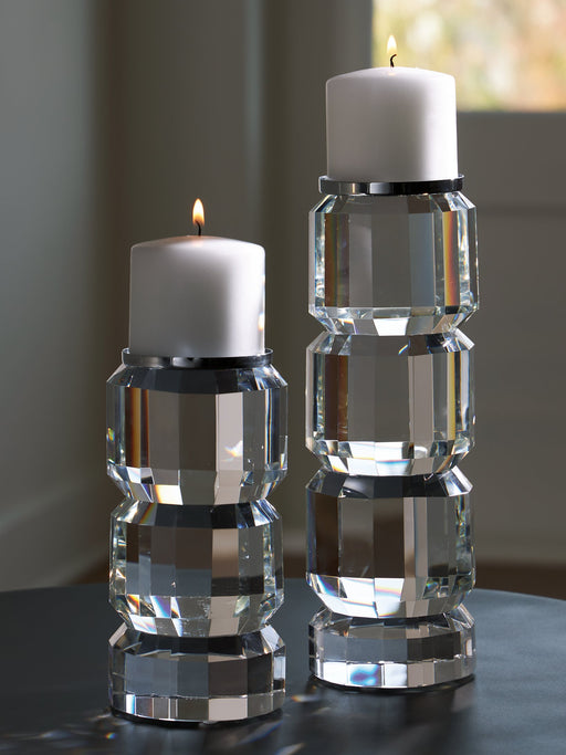 Brentley Candle Holder Set (Set of 2) - Holmwood's Furniture & Design Center (Somersworth, NH)