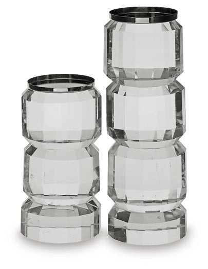 Brentley Candle Holder Set (Set of 2) - Holmwood's Furniture & Design Center (Somersworth, NH)