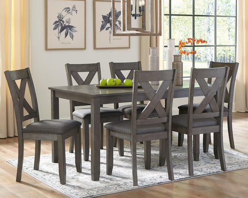 Caitbrook Dining Table and Chairs (Set of 7) - Holmwood's Furniture & Design Center (Somersworth, NH)