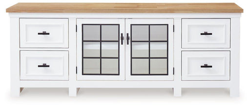 Ashbryn 74" TV Stand - Holmwood's Furniture & Design Center (Somersworth, NH)