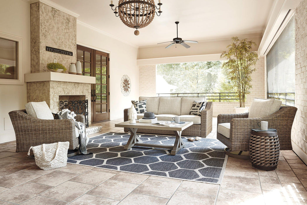 Beachcroft Outdoor Conversation Set - Holmwood's Furniture & Design Center (Somersworth, NH)