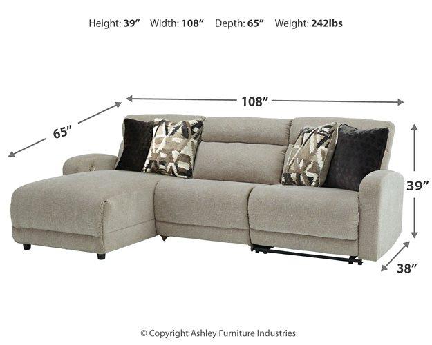 Colleyville Power Reclining Sectional with Chaise - Holmwood's Furniture & Design Center (Somersworth, NH)