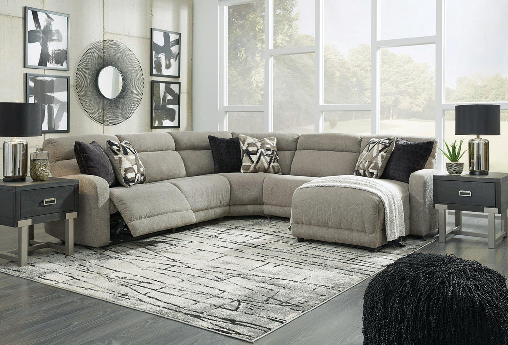Colleyville Power Reclining Sectional with Chaise - Holmwood's Furniture & Design Center (Somersworth, NH)