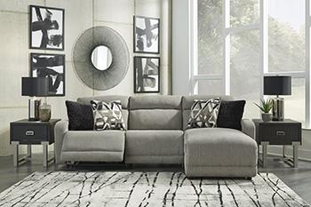 Colleyville Power Reclining Sectional with Chaise - Holmwood's Furniture & Design Center (Somersworth, NH)