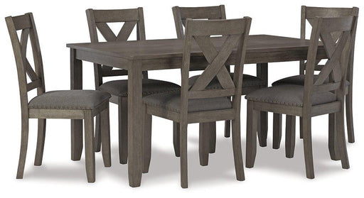 Caitbrook Dining Table and Chairs (Set of 7) - Holmwood's Furniture & Design Center (Somersworth, NH)