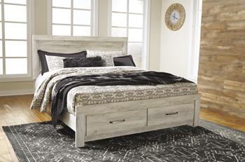 Bellaby Bed with 2 Storage Drawers - Holmwood's Furniture & Design Center (Somersworth, NH)