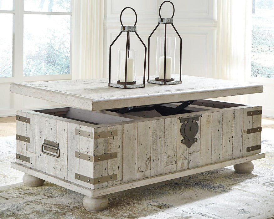 Carynhurst Coffee Table with Lift Top - Holmwood's Furniture & Design Center (Somersworth, NH)