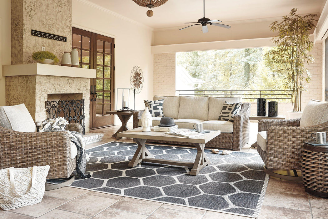 Beachcroft Outdoor Conversation Set - Holmwood's Furniture & Design Center (Somersworth, NH)