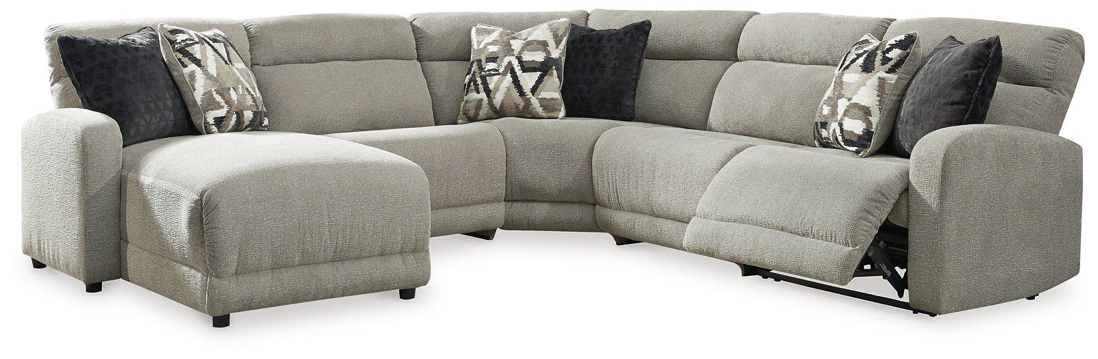 Colleyville Power Reclining Sectional with Chaise - Holmwood's Furniture & Design Center (Somersworth, NH)