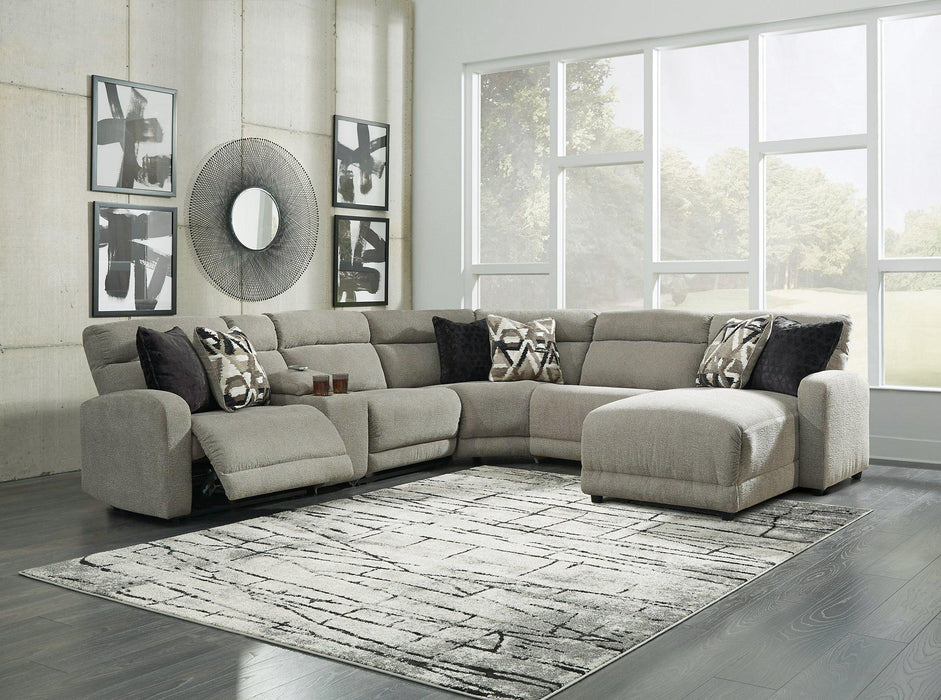 Colleyville Power Reclining Sectional with Chaise - Holmwood's Furniture & Design Center (Somersworth, NH)