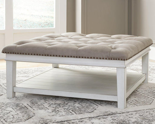 Kanwyn Upholstered Ottoman Coffee Table - Holmwood's Furniture & Design Center (Somersworth, NH)