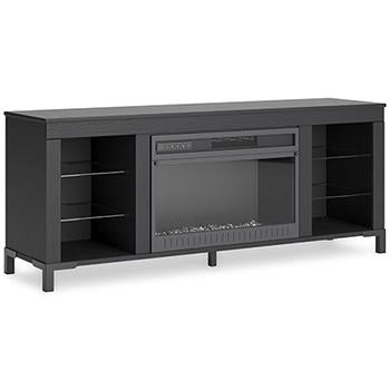 Cayberry Entertainment Center with Electric Fireplace - Holmwood's Furniture & Design Center (Somersworth, NH)
