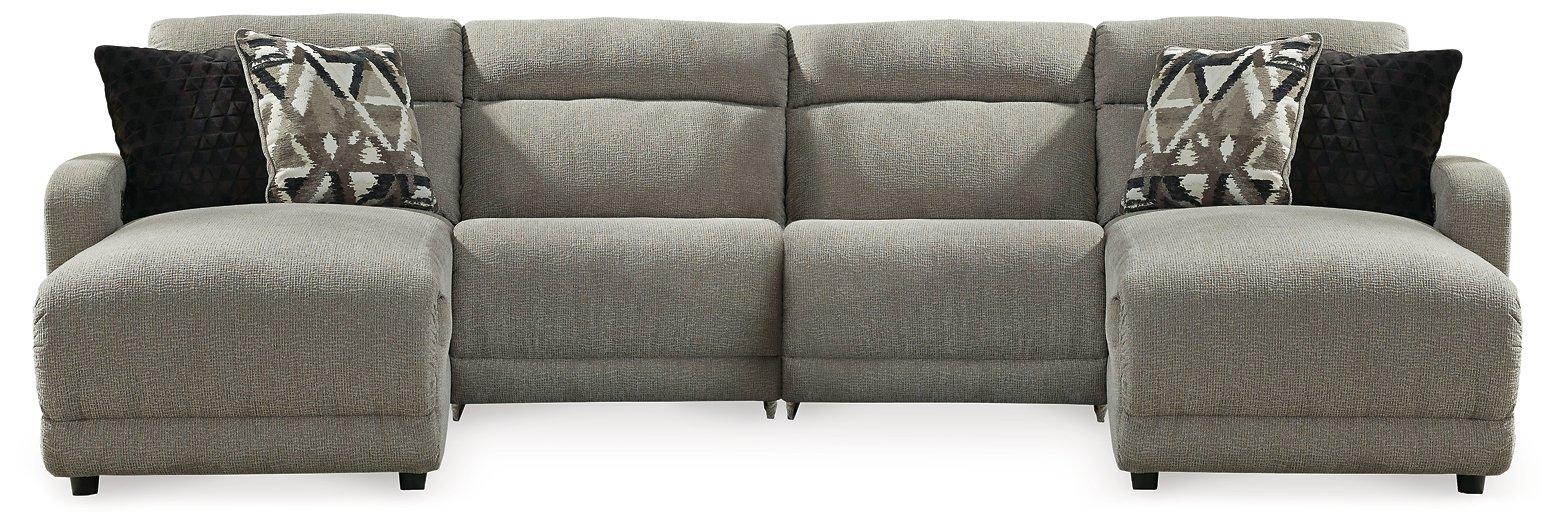 Colleyville Power Reclining Sectional with Chaise - Holmwood's Furniture & Design Center (Somersworth, NH)