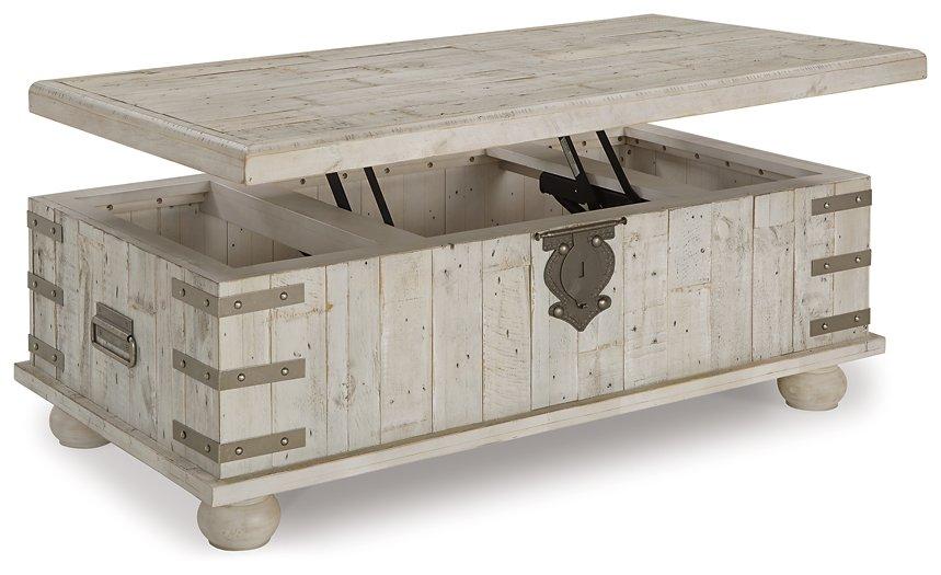 Carynhurst Coffee Table with Lift Top - Holmwood's Furniture & Design Center (Somersworth, NH)