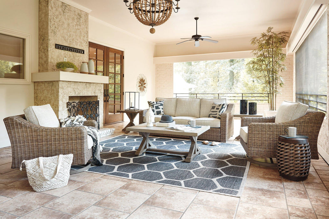 Beachcroft Outdoor Conversation Set - Holmwood's Furniture & Design Center (Somersworth, NH)