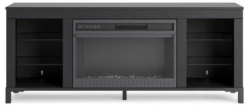 Cayberry 60" TV Stand with Electric Fireplace - Holmwood's Furniture & Design Center (Somersworth, NH)