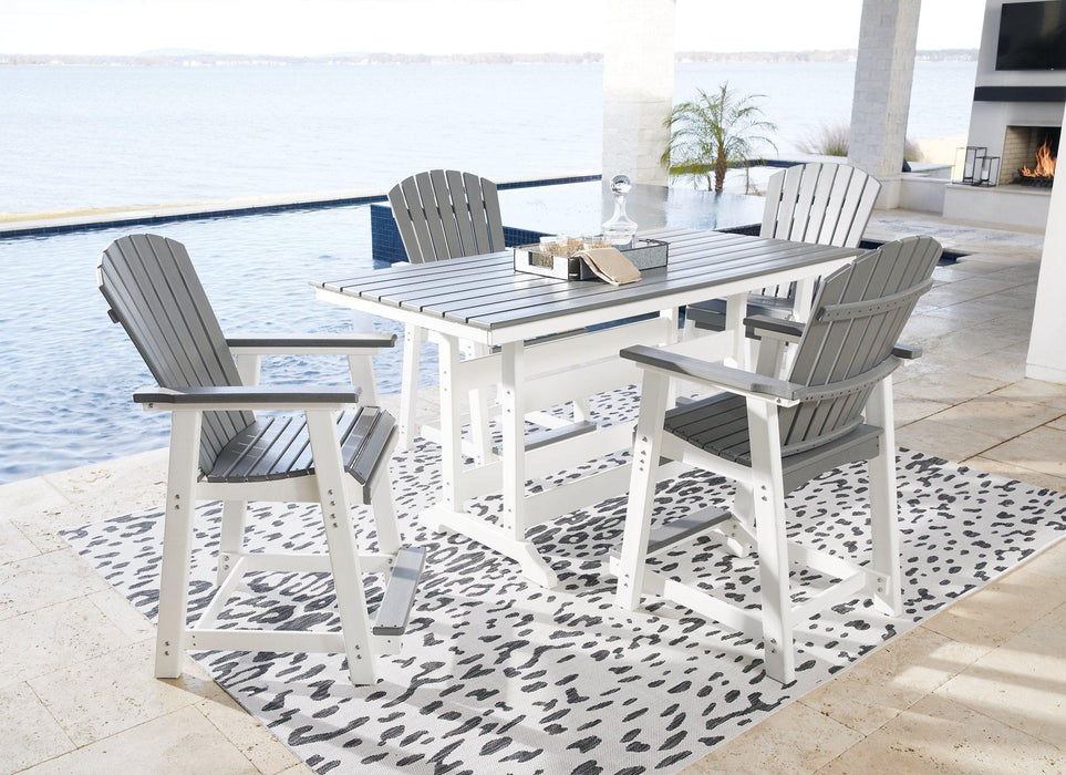 Transville Outdoor Dining Set - Holmwood's Furniture & Design Center (Somersworth, NH)