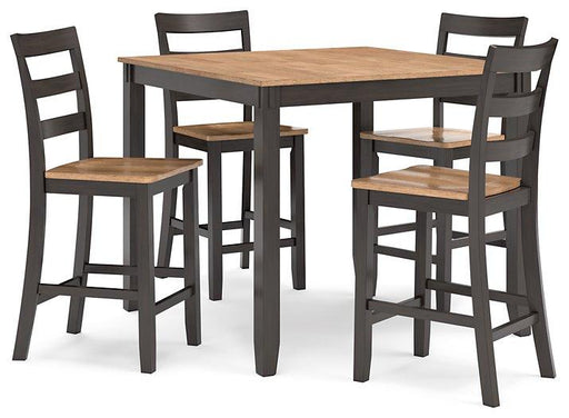 Gesthaven Counter Height Dining Table and 4 Barstools (Set of 5) - Holmwood's Furniture & Design Center (Somersworth, NH)