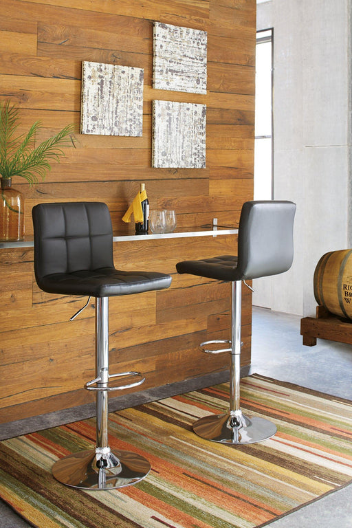 Bellatier Adjustable Height Bar Stool - Holmwood's Furniture & Design Center (Somersworth, NH)