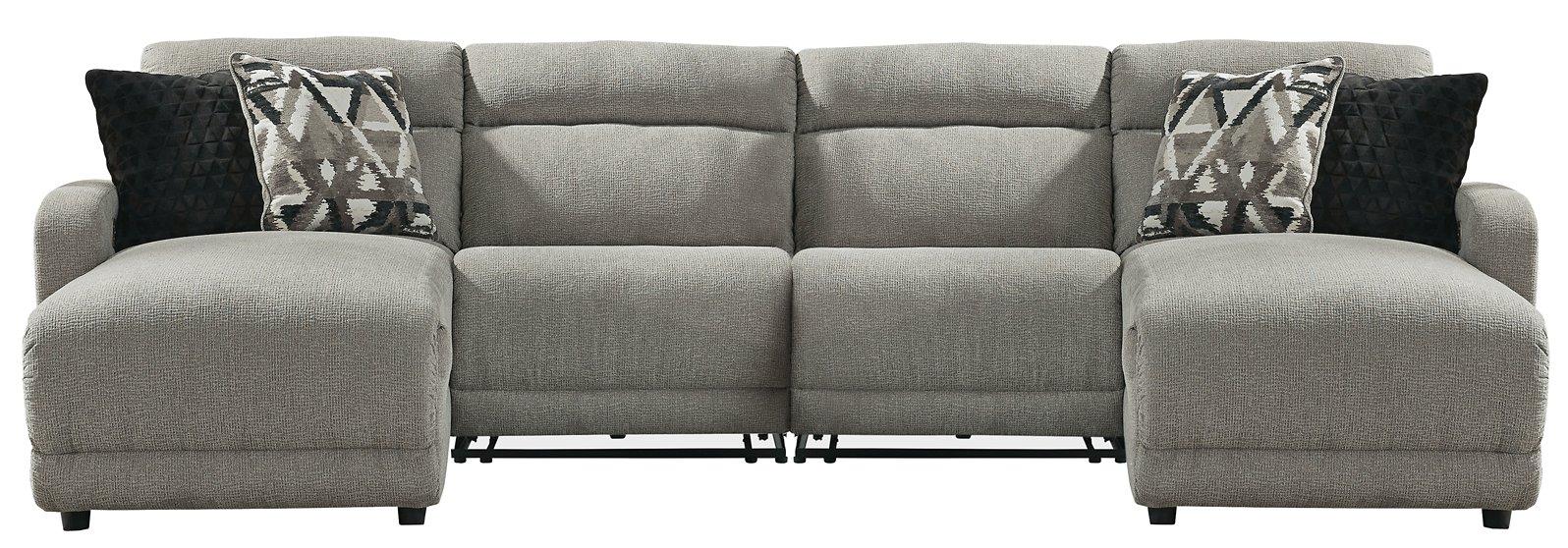 Colleyville Power Reclining Sectional with Chaise - Holmwood's Furniture & Design Center (Somersworth, NH)