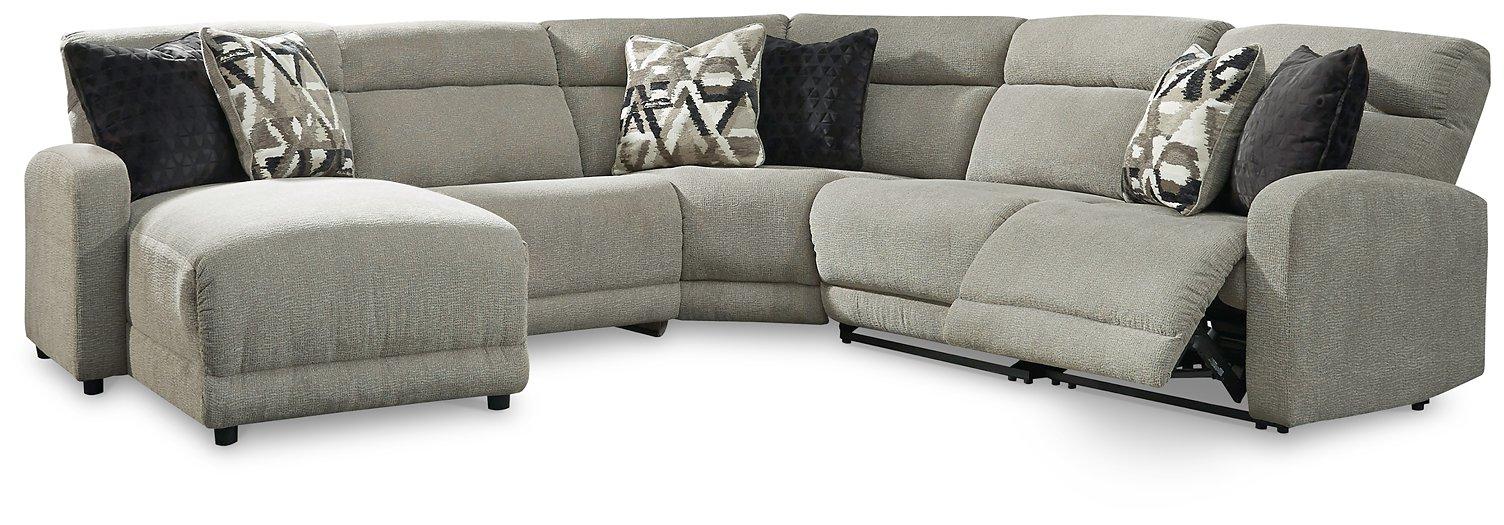 Colleyville Power Reclining Sectional with Chaise - Holmwood's Furniture & Design Center (Somersworth, NH)