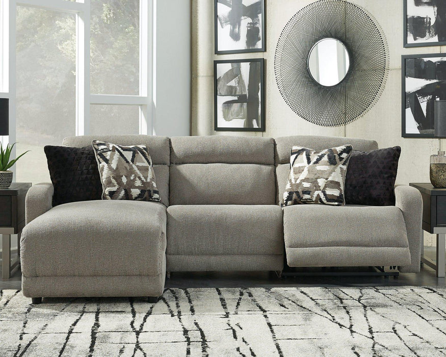Colleyville Power Reclining Sectional with Chaise - Holmwood's Furniture & Design Center (Somersworth, NH)