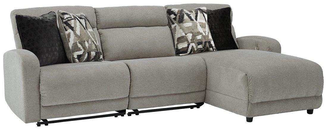 Colleyville Power Reclining Sectional with Chaise - Holmwood's Furniture & Design Center (Somersworth, NH)