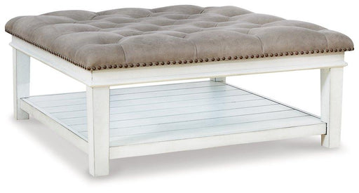 Kanwyn Upholstered Ottoman Coffee Table - Holmwood's Furniture & Design Center (Somersworth, NH)