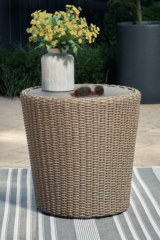 Danson Outdoor End Table - Holmwood's Furniture & Design Center (Somersworth, NH)