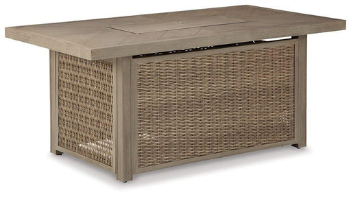 Beachcroft Outdoor Fire Pit Table - Holmwood's Furniture & Design Center (Somersworth, NH)