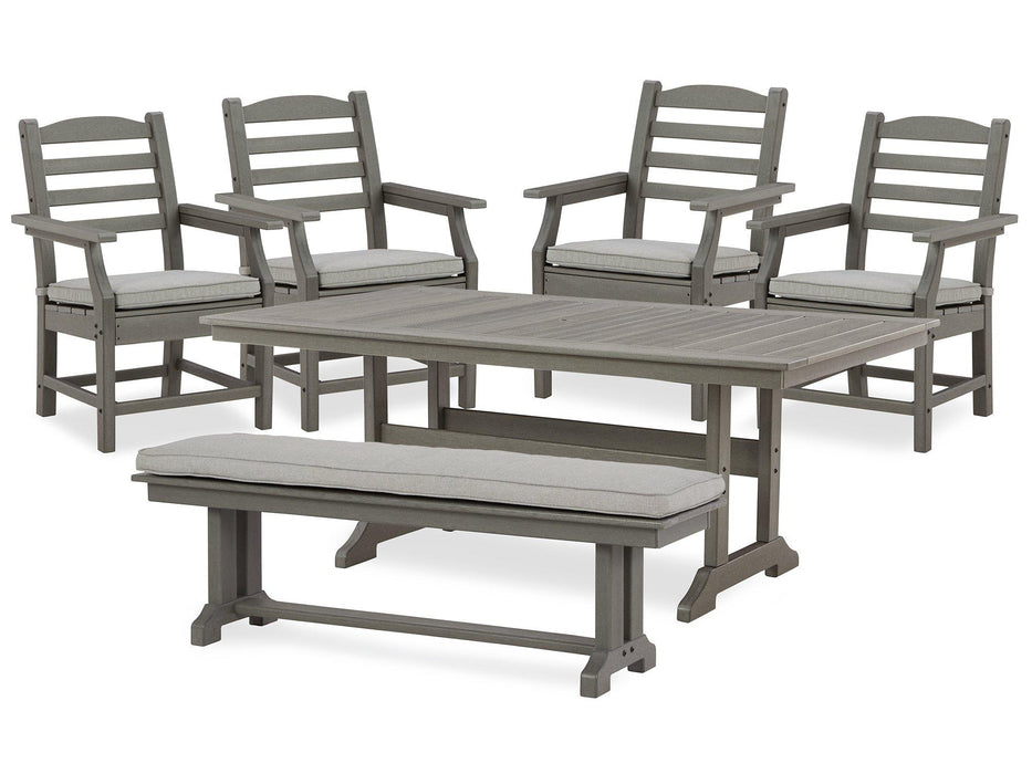 Visola Outdoor Dining Set - Holmwood's Furniture & Design Center (Somersworth, NH)