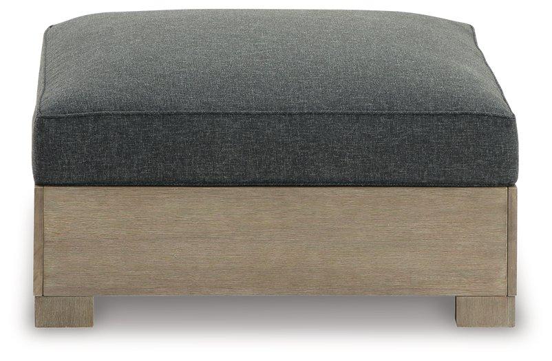 Citrine Park Outdoor Ottoman with Cushion - Holmwood's Furniture & Design Center (Somersworth, NH)