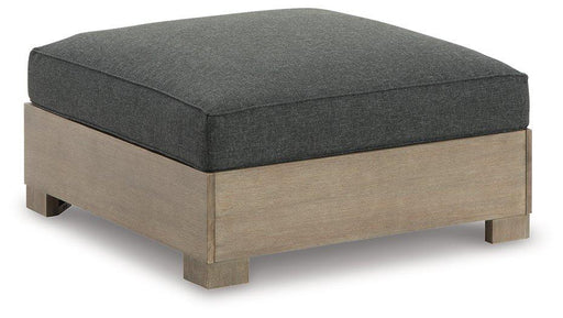 Citrine Park Outdoor Ottoman with Cushion - Holmwood's Furniture & Design Center (Somersworth, NH)