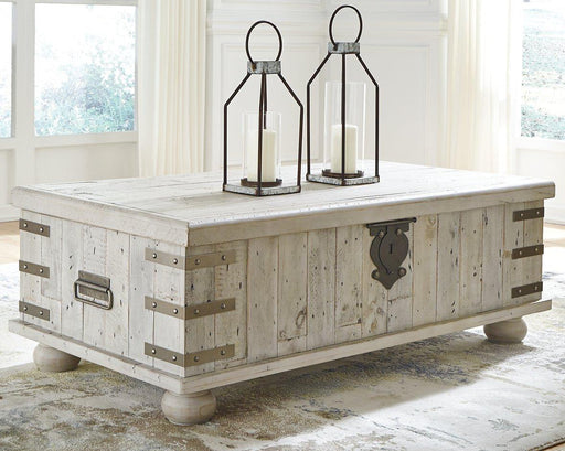 Carynhurst Coffee Table with Lift Top - Holmwood's Furniture & Design Center (Somersworth, NH)