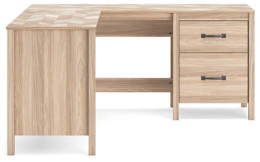Battelle 60" Home Office Desk with Return - Holmwood's Furniture & Design Center (Somersworth, NH)