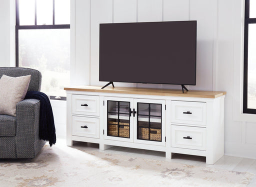 Ashbryn 74" TV Stand - Holmwood's Furniture & Design Center (Somersworth, NH)