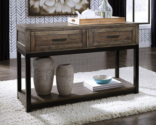 Johurst Sofa/Console Table - Holmwood's Furniture & Design Center (Somersworth, NH)