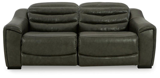 Center Line Power Reclining Sectional Loveseat - Holmwood's Furniture & Design Center (Somersworth, NH)