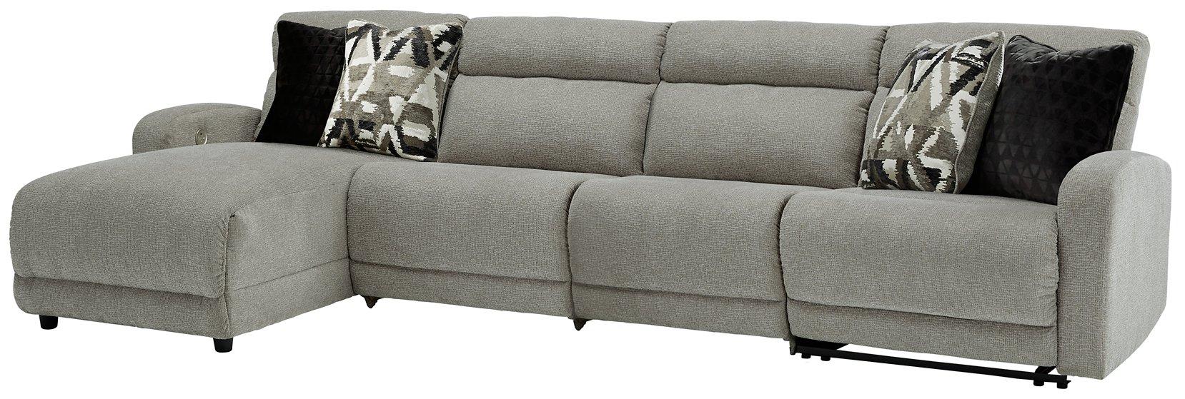 Colleyville Power Reclining Sectional with Chaise - Holmwood's Furniture & Design Center (Somersworth, NH)