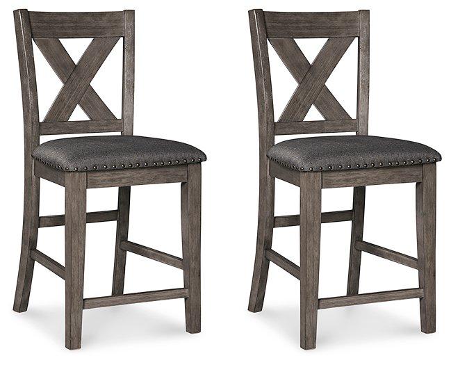 Caitbrook Counter Height Upholstered Bar Stool - Holmwood's Furniture & Design Center (Somersworth, NH)